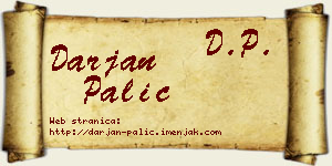 Darjan Palić vizit kartica